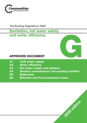 Бумажная книга «Approved Document G 2009: Sanitation, Hot Water and Water Efficiency», автор RIBA - фото №1