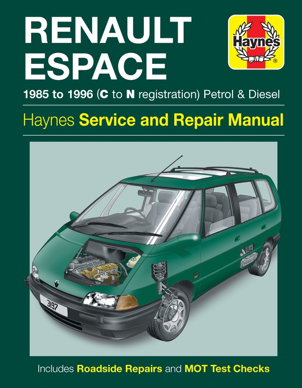 Бумажная книга «Renault Espace Petrol & Diesel (85 - 96) C To N», автор Haynes Publishing - фото №1