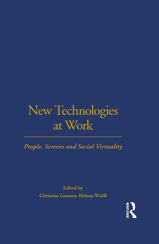 Паперова книга «New Technologies at Work: People, Screens and Social Virtuality» - фото №1