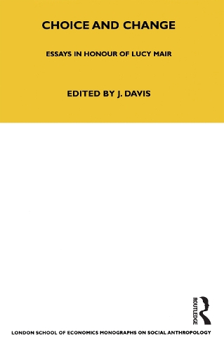 Паперова книга «Choice and Change: Essays in Honour of Lucy Mair» - фото №1