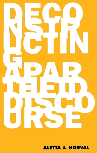 Паперова книга «Deconstructing Apartheid Discourse», автор Алетта Дж. Норваль - фото №1