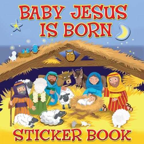 Бумажная книга «Baby Jesus is Born Sticker Book», автор Карен Уильямсон - фото №1