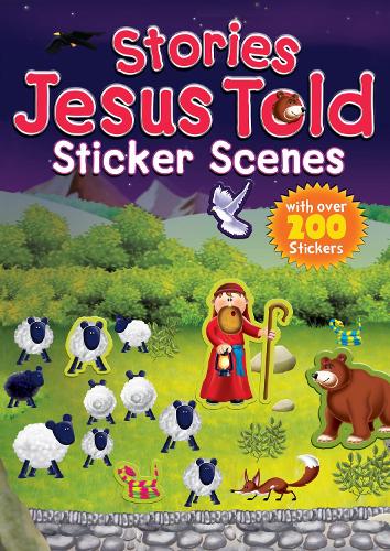 Паперова книга «Stories Jesus Told Sticker Scenes», автор Джульєтта Девід - фото №1