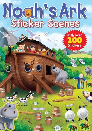 Бумажная книга «Noah's Ark Sticker Scenes», автор Джульетта Дэвид - фото №1