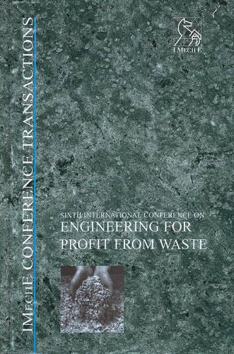 Паперова книга «Engineering for Profit from Waste VI», автор IMechE (Institution of Mechanical Engineers) - фото №1