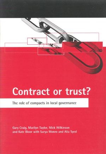 Бумажная книга «Contract or trust?: The role of compacts in local governance», автор Мэрилин Тейлор - фото №1
