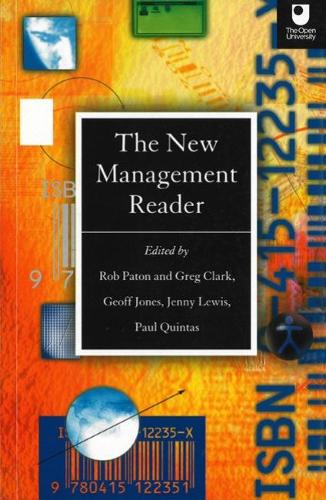 Бумажная книга «The New Management Reader», авторов Джефф Джонс, Грег Кларк, Дженни Льюис, Пол Квинтас, Роб Патон - фото №1