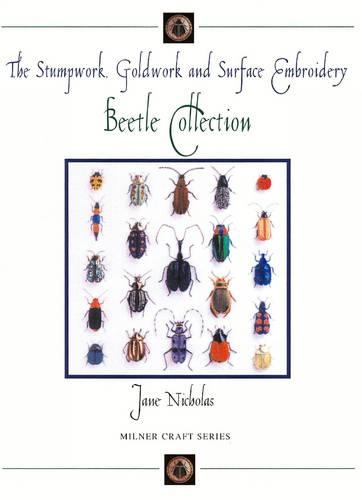 Бумажная книга «Stumpwork, Goldwork & Surface Embroidery Beetle Collection», автор Джейн Николас - фото №1