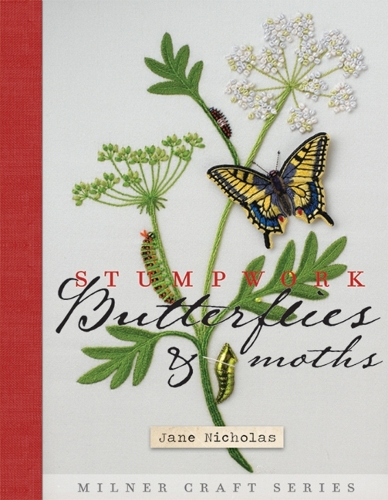 Паперова книга «Stumpwork Butterflies & Moths», автор Джейн Ніколас - фото №1