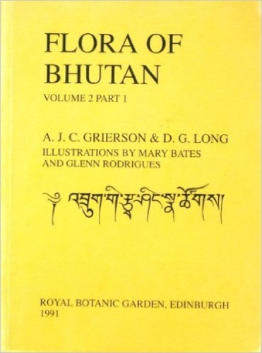 Бумажная книга «Flora of Bhutan: Volume 2, Part 1», авторов А.Дж.К. Грирсон, Д.Г. Лонг - фото №1