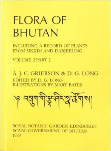Бумажная книга «Flora of Bhutan: Volume 2, part 2», авторов А.Дж.К. Грирсон, Д.Г. Лонг - фото №1
