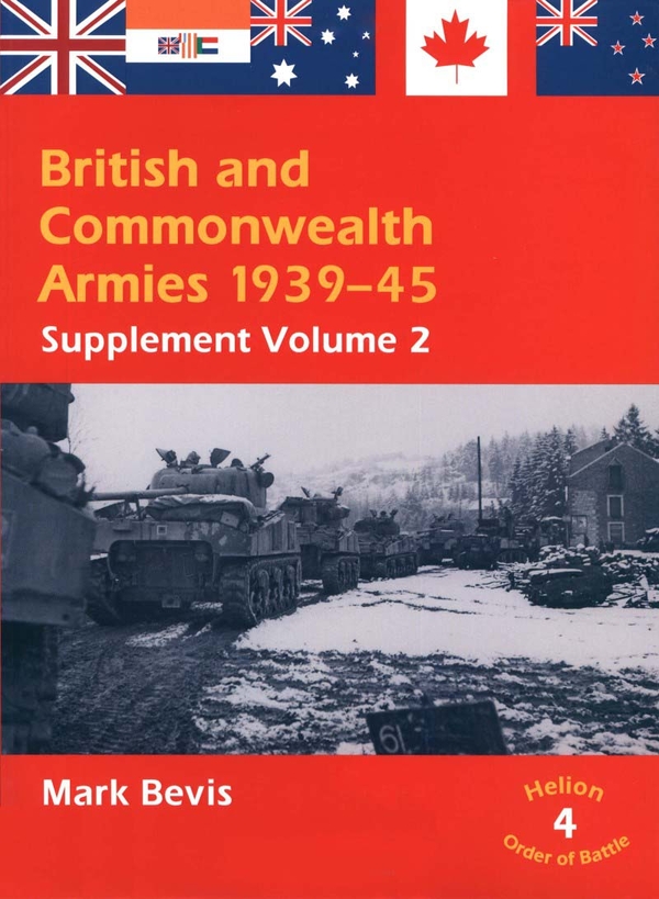 Бумажная книга «British and Commonwealth Armies, 1939-45. Supplement Volume 2», автор Марк Бевис - фото №1
