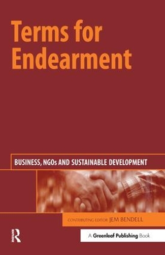Бумажная книга «Terms for Endearment: Business, NGOs and Sustainable Development» - фото №1