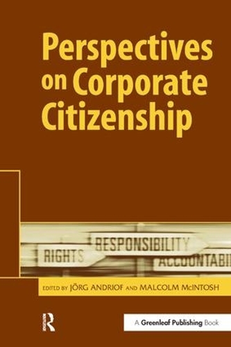 Бумажная книга «Perspectives on Corporate Citizenship» - фото №1