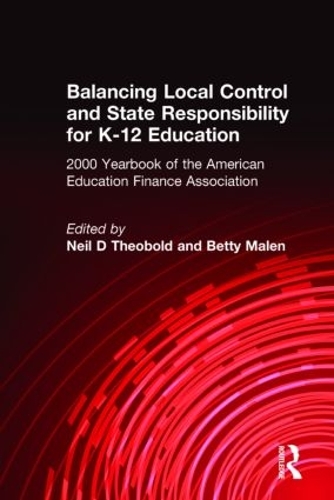 Паперова книга «Balancing Local Control and State Responsibility for K-12 Education» - фото №1