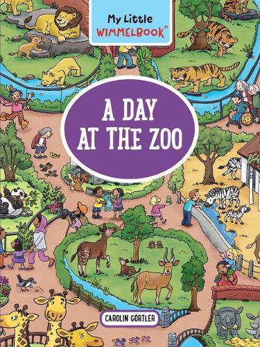 Paper book «My Little Wimmelbook® - A Day at the Zoo: A Look-and-Find Book (Kids Tell the Story)», author Carolin Gortler - фото №1