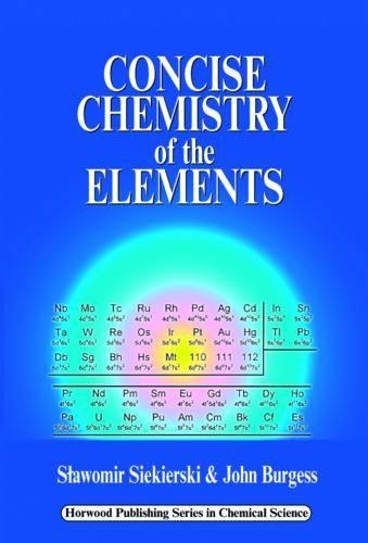 Бумажная книга «Concise Chemistry of the Elements», авторов Дж Берджесс, С. К. Секирський - фото №1