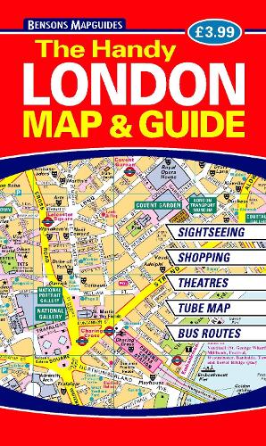 Бумажная книга «The Handy London Map & Guide», автор Bensons MapGuides - фото №1