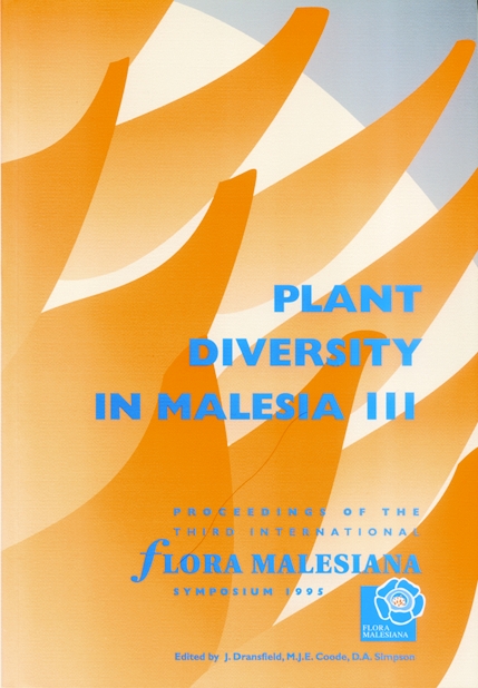Бумажная книга «Plant Diversity ion Malesia III: Proceediings of the Third International Flora Malasiana Symposium 1995» - фото №1