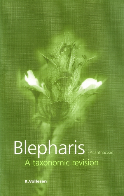 Бумажная книга «Blepharis (Acanthaceae): A Taxonomic Revision» - фото №1