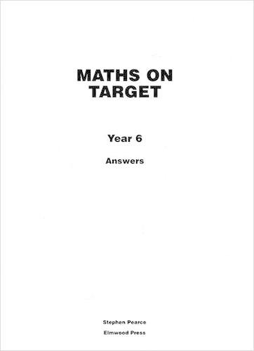 Бумажная книга «Maths on Target Year 6 Answers», автор Стивен Пирс - фото №1
