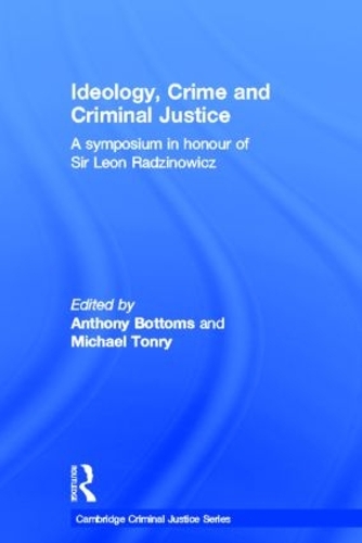 Бумажная книга «Ideology, Crime and Criminal Justice» - фото №1