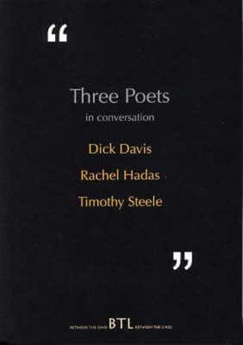 Бумажная книга «Three Poets in Conversation», автор Рэйчел Хадас - фото №1