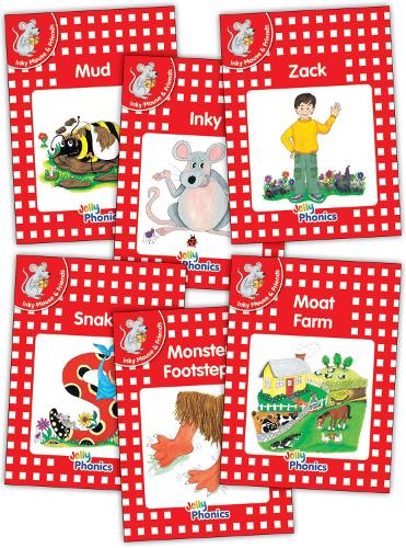 Паперова книга «Jolly Phonics Readers, Inky & Friends, Level 1: in Precursive Letters (British English edition)», автор Сара Вернем - фото №1