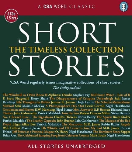 Аудіокнига «Short Stories: The Timeless Collection», авторів Брем Стокер, Едгар Аллан По, Френсіс Скотт Фіцджеральд, Джером Клапка Джером, Льюїс Керрол, Марк Твен - фото №1
