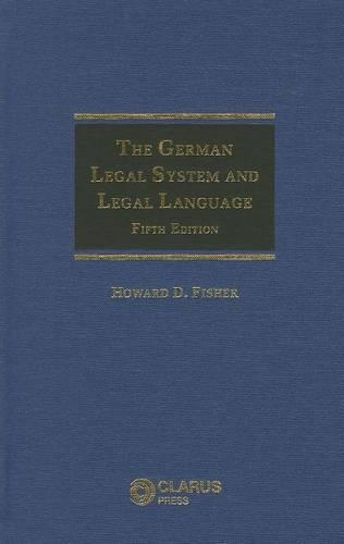 Бумажная книга «The German Legal System and Legal Language», автор Говард Д. Фишер - фото №1