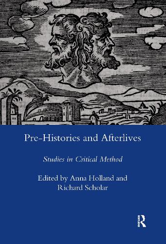 Бумажная книга «Pre-histories and Afterlives: Studies in Critical Method», автор Анна Холланд - фото №1