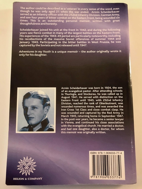 Бумажная книга «Adventures in my Youth. A German Soldier on the Eastern Front 1941-45», автор Армин Шайдербауэр - фото №1