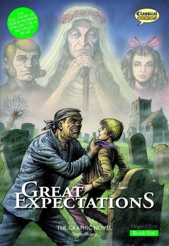 Паперова книга «Great Expectations The Graphic Novel: Quick Text», автор Чарлз Діккенс - фото №1