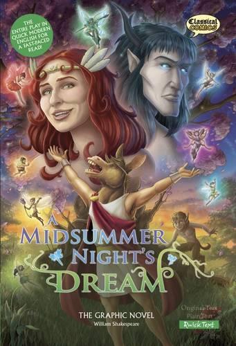 Паперова книга «A Midsummer Night's Dream The Graphic Novel: Quick Text», автор Вільям Шекспір - фото №1