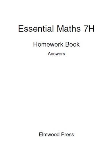 [object Object] «Essential Maths 7H Homework Book Answers», авторів Девід Рейнер, Майкл Уайт - фото №1