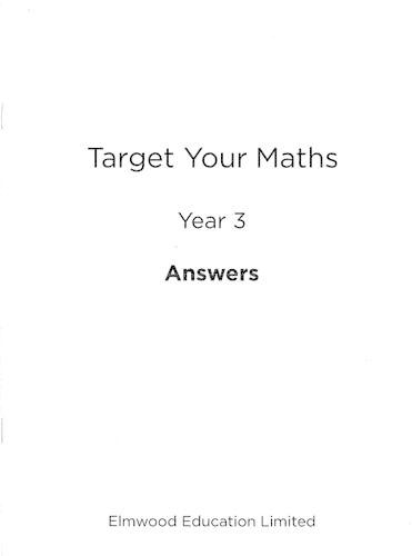 Паперова книга «Target Your Maths Year 3 Answer Book», автор Стівен Пірс - фото №1