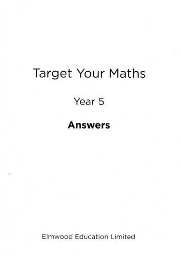 Паперова книга «Target Your Maths Year 5 Answer Book», автор Стівен Пірс - фото №1
