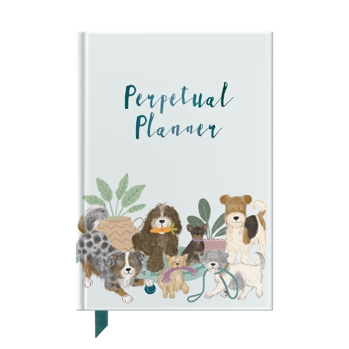 Паперова книга «Perpetual Planner For Dog Lovers», автор Гелен Стівенс - фото №1