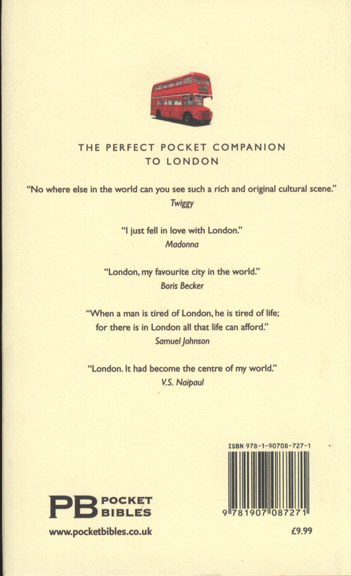 Паперова книга «The London Pocket Bible», автор Тереза Паддінгтон - фото №1