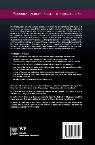 Бумажная книга «The Life-Cycle of Pharmaceuticals in the Environment», авторов Альфред Тонг, Б.М. Пик, Луи А Трембле, Р. Браунд - фото №1
