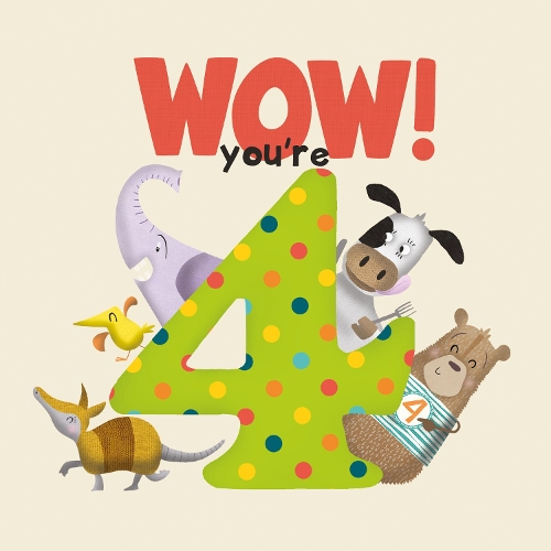 Бумажная книга «WOW! You're Four birthday book», автор Люси Таппер - фото №1
