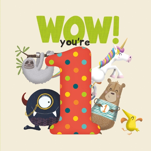 Бумажная книга «WOW! You're One birthday book», автор Люси Таппер - фото №1