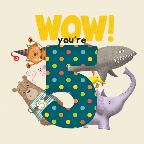 Бумажная книга «WOW! You're Five birthday book», автор Люси Таппер - фото №1