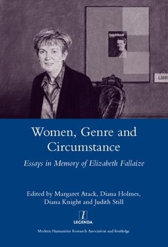 Паперова книга «Women Genre and Circumstance: Essays in Memory of Elizabeth Fallaize», автор Діана Холмс - фото №1