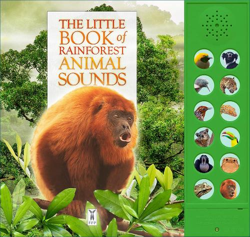 Паперова книга «The Little Book of Rainforest Animal Sounds», автор Андреа Піннінгтон - фото №1