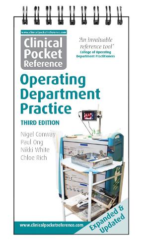 Паперова книга «Clinical Pocket Reference Operating Department Practice», авторів Хлоя Річ, Найджел Конвей, Ніккі Уайт, Пол Онг - фото №1