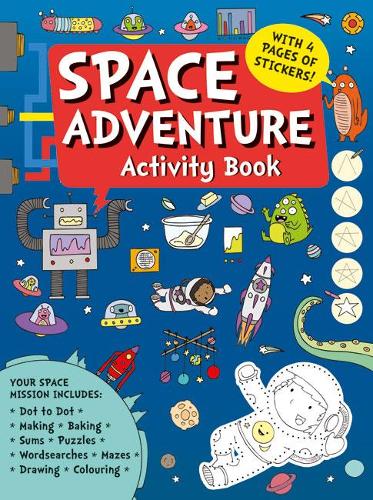 Паперова книга «Space Adventure Activity Book», автор Джен Сміт - фото №1