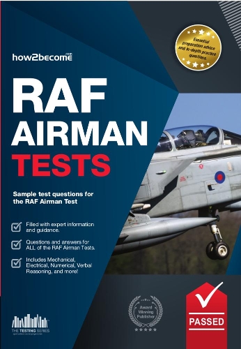 Paper book «RAF Airman Tests: Sample Test Questions for the RAF Airman Test», author Richard McMunn - фото №1