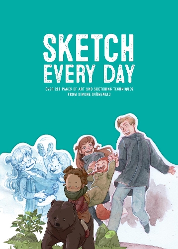 Паперова книга «Sketch Every Day: 100+ simple drawing exercises from Simone Grünewald», автор Сімона Грюневальд - фото №1