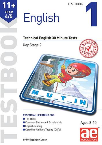 [object Object] «11+ English Year 4/5 Testbook 1: Technical English 30 Minute Tests», авторів Отем МакМахон, Д-р Стівен Керран - фото №1